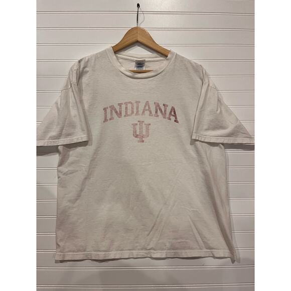 Vintage early 2000s Indianna University faded graphic tee - Picture 1 of 4